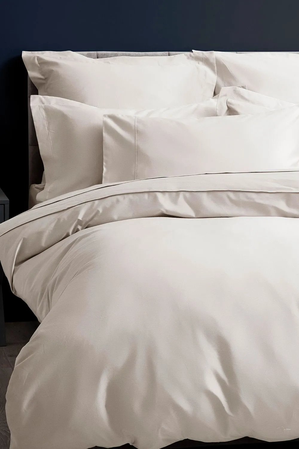 Belledorm Pima Cotton Sateen 450 Thread Count Duvet Cover in Beige 2