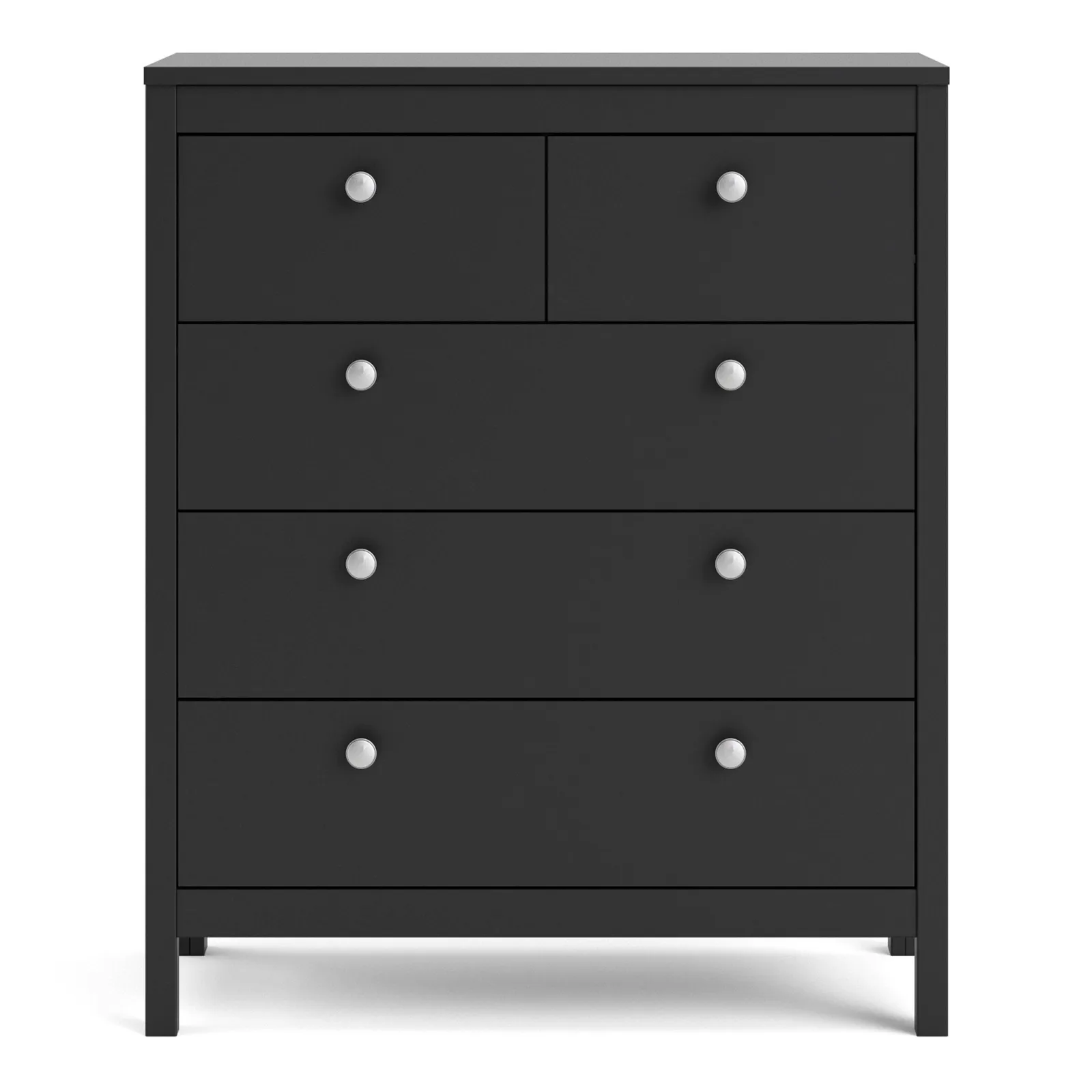 Furniture To Go Madrid Chest 3+2 Drawers in Black 2