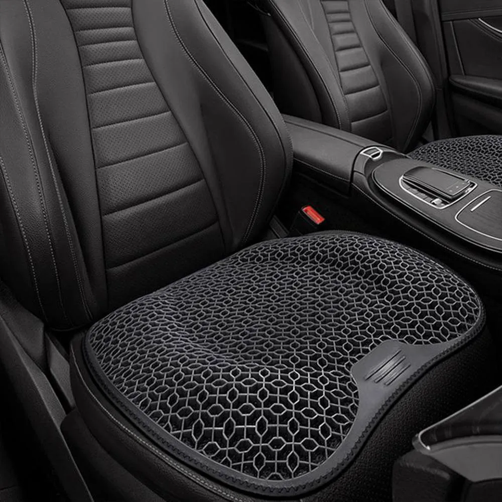 Quipulse Honeycomb Breathable Cooling Seat Cushion in Grey
