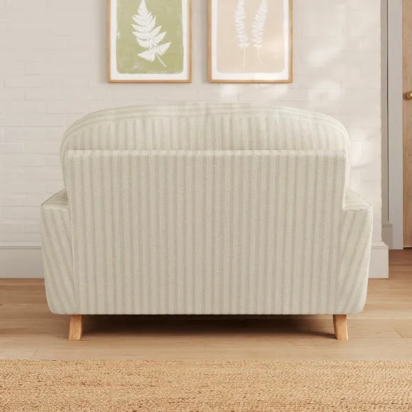 Martha Chunky Chenille Stripe Snuggle Sofa 2