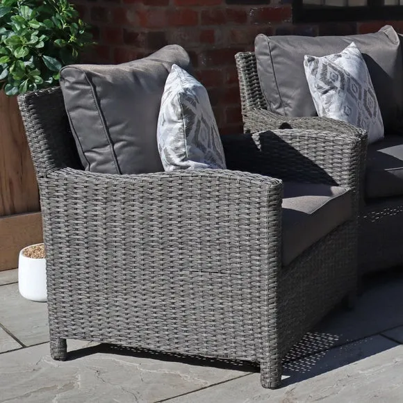 Paris 7 Seater Deluxe Outdoor Sofa and Dining Set 4
