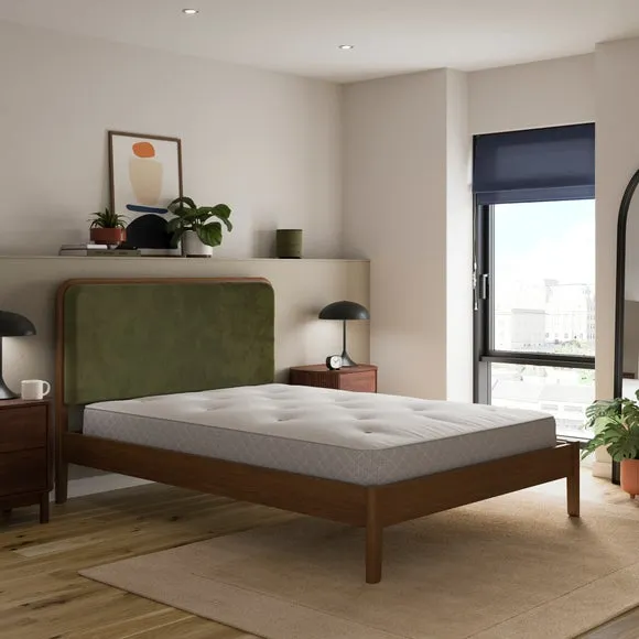 Darla Velvet & Wood Effect Bed Frame 2