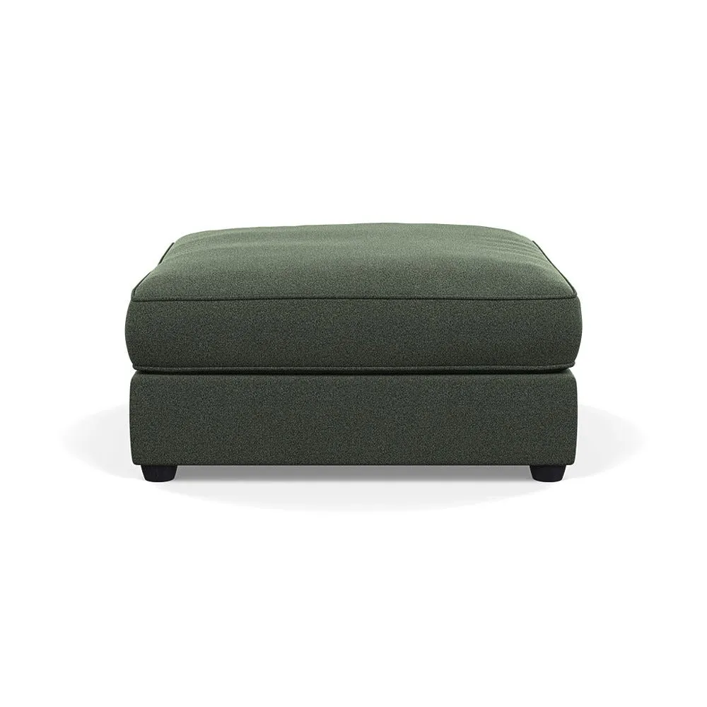 Heal's Tailor Footstool Boucle Fern Black Feet