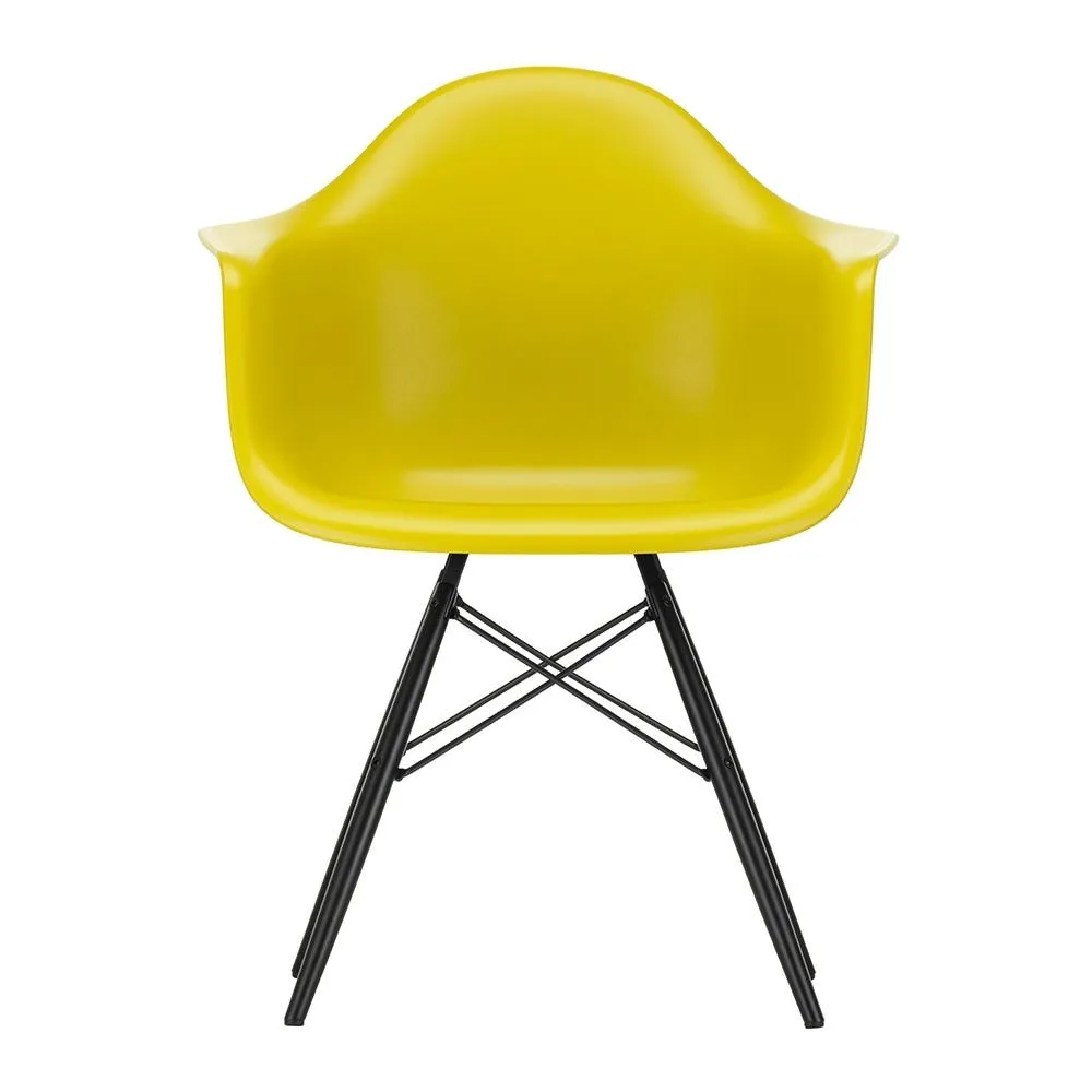 Vitra Eames DAW Armchair New Height Forest Black Maple Base 2