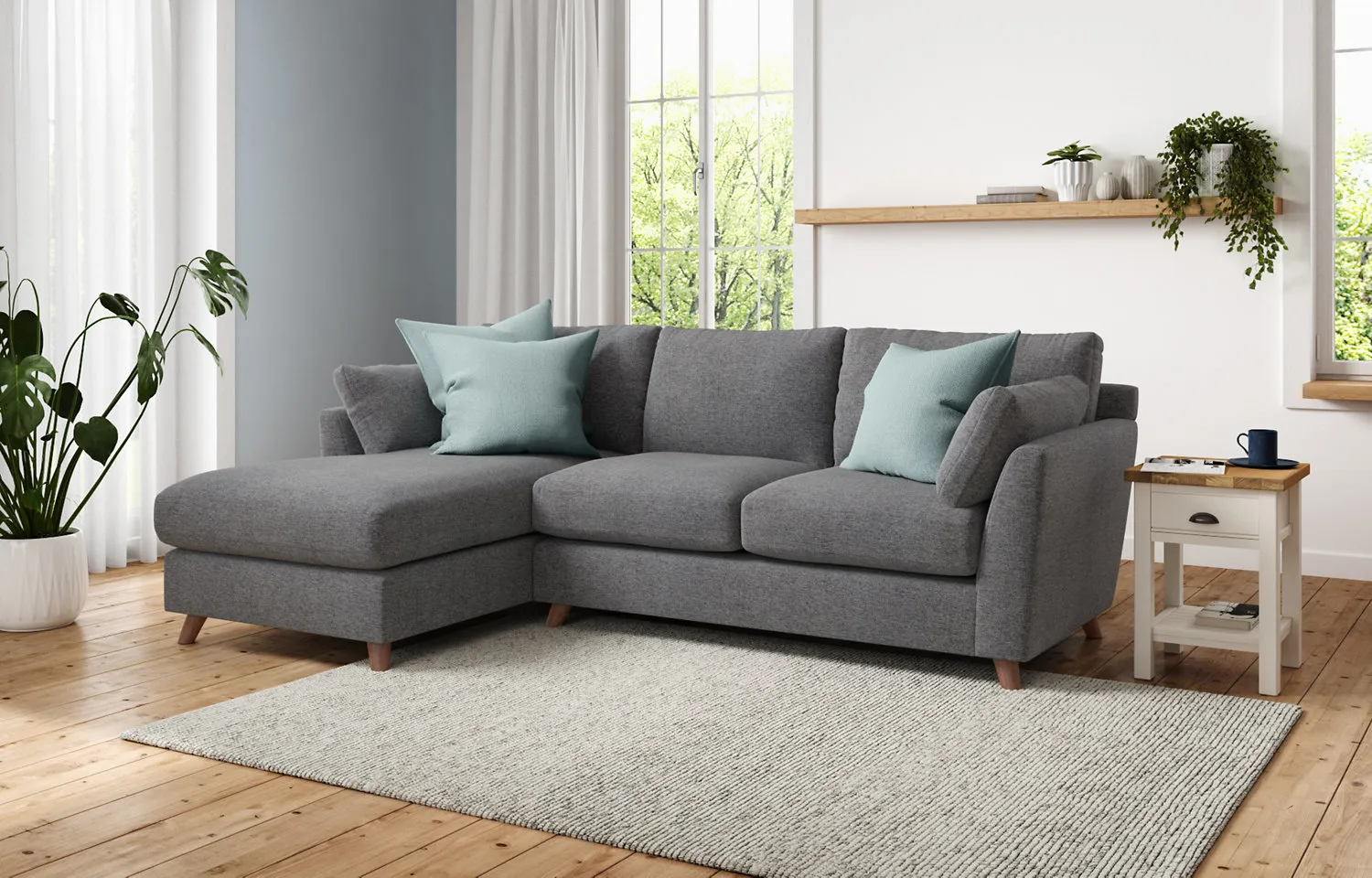 M&S Oscar Chaise Sofa (Left-Hand)
