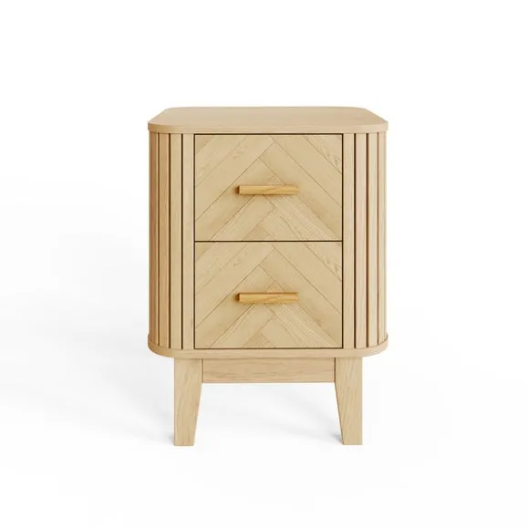 Dex Chevron Bedside Table 5