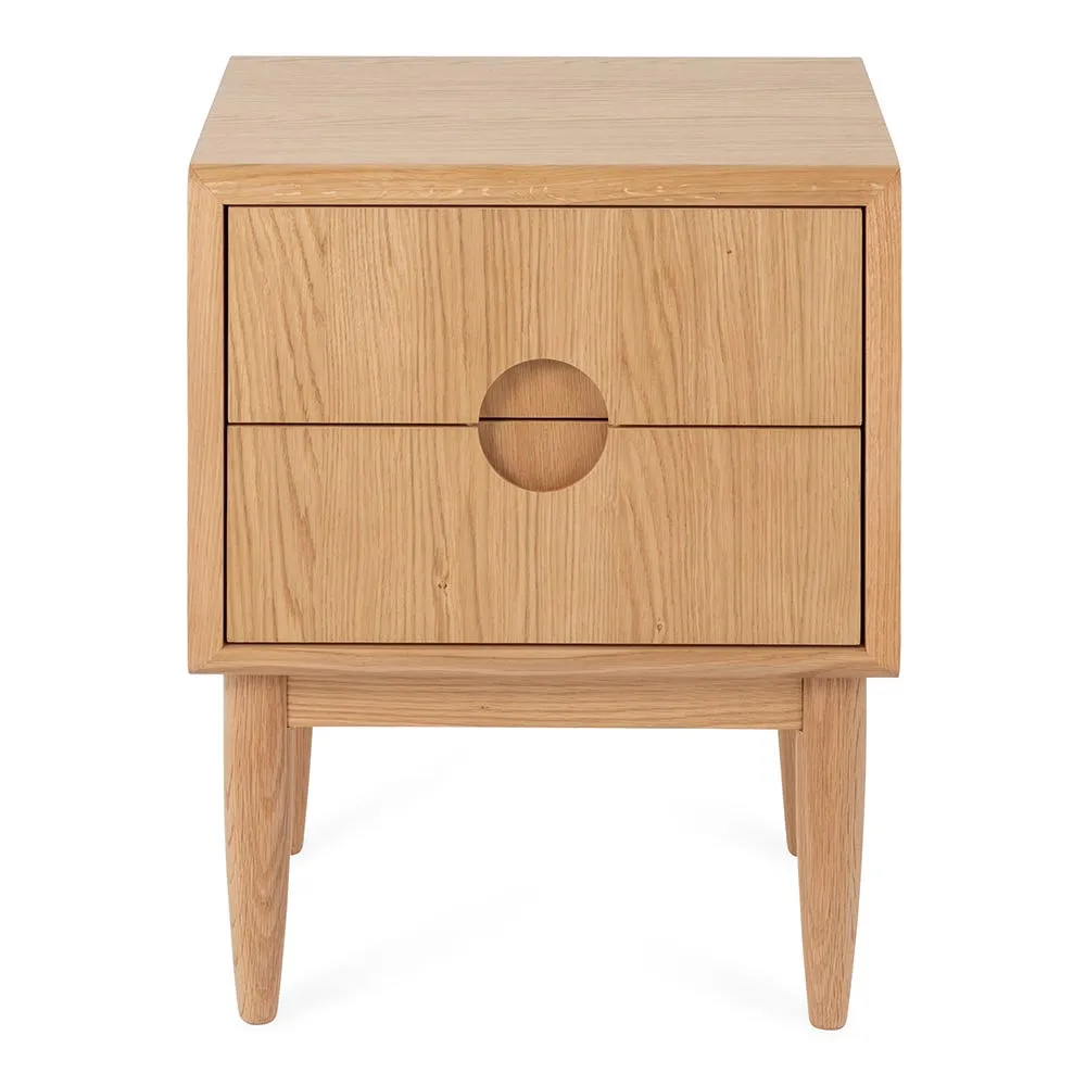 Heal's Amira Bedside Table Oak 2