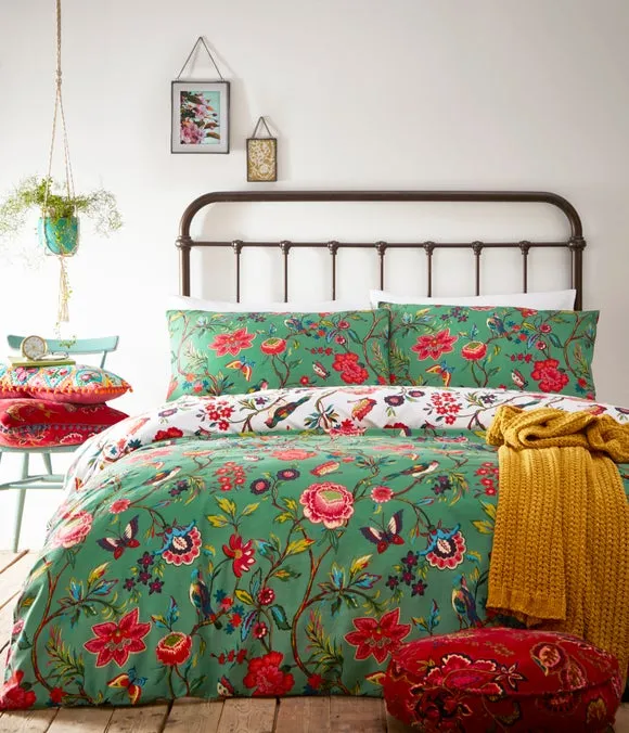 Furn. Pomelo Reversible Duvet Cover & Pillowcase Set 1