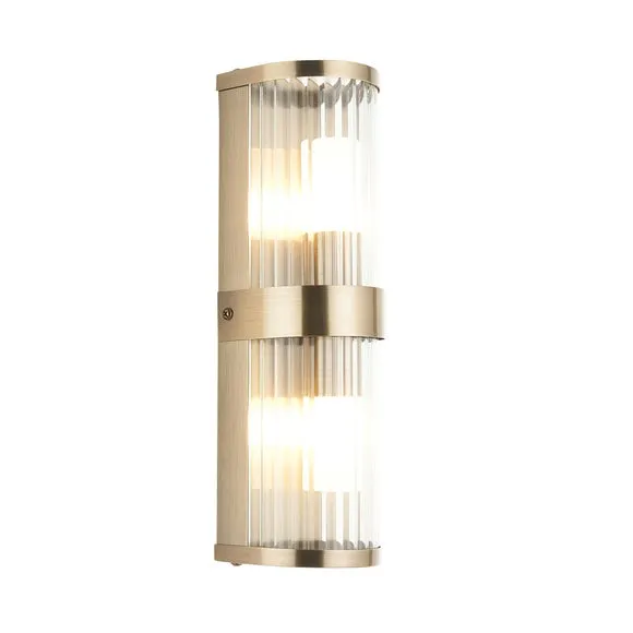 Vogue Hadley Ribbed 2 Light Wall Light 5