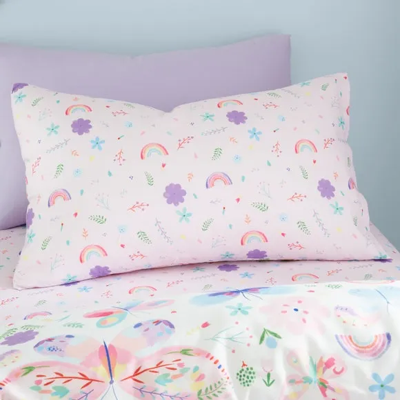 Painted Butterfly Duvet Cover and Pillowcase Set 4
