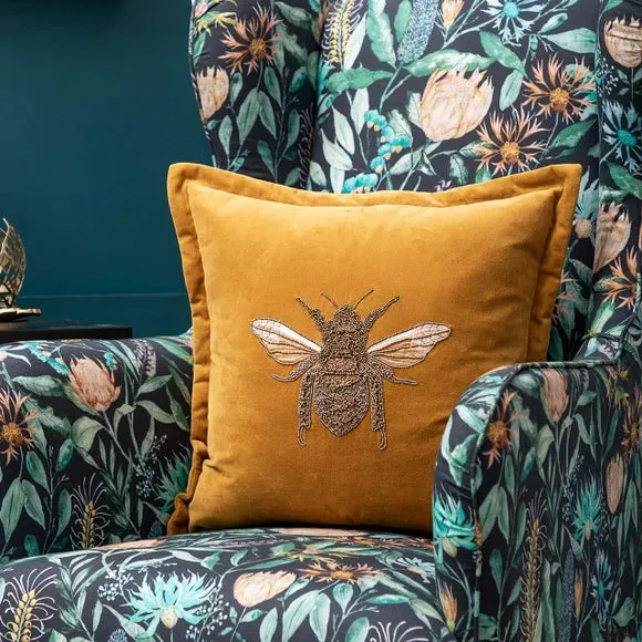 Voyage Maison Layla Bee Square Cushion Cover 1