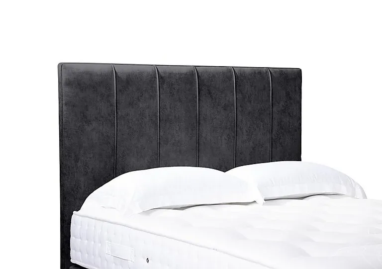 Artisan Collection Rhodes High Floor Standing Headboard - Single - Daytona Coal