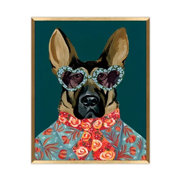 Artko Swag Shepherd by Yvette St Amant Framed Print 3