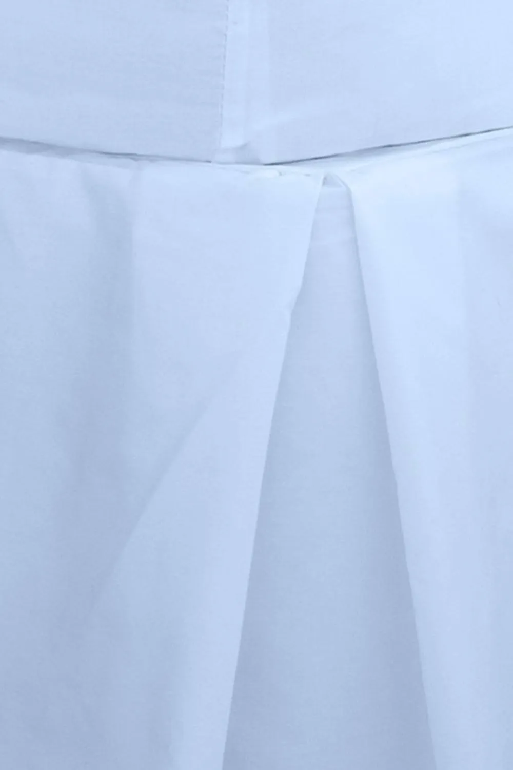 Martex Percale Centre Pleated Platform Valance in Baby Blue 2
