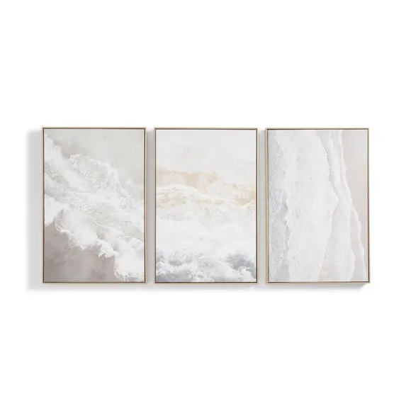 Set of 3 Rising Tide Framed Canvases 3