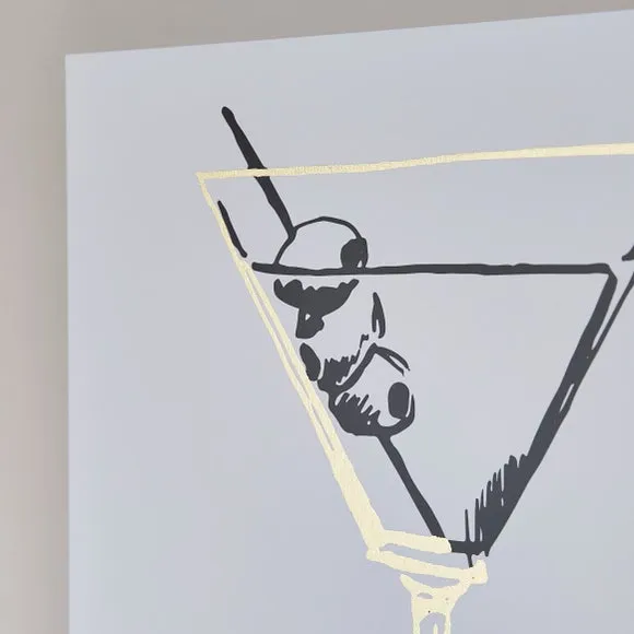 Set of 2 Cocktail Framed Prints 2