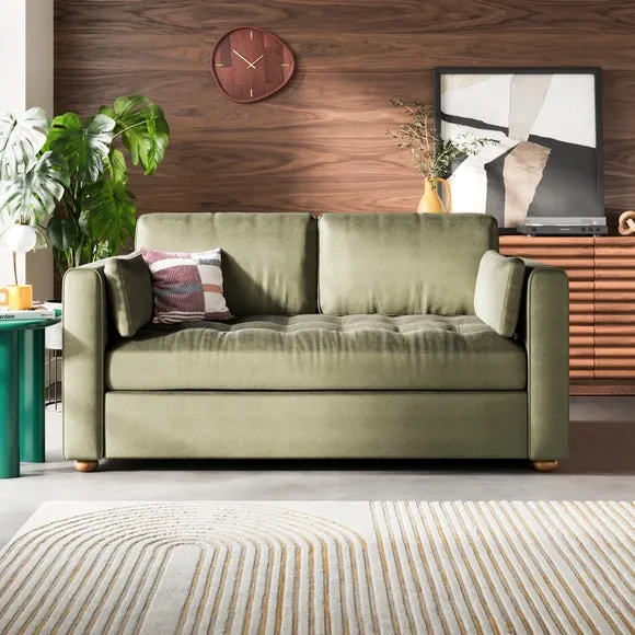 Zoe II Velvet 2 Seater Sofa