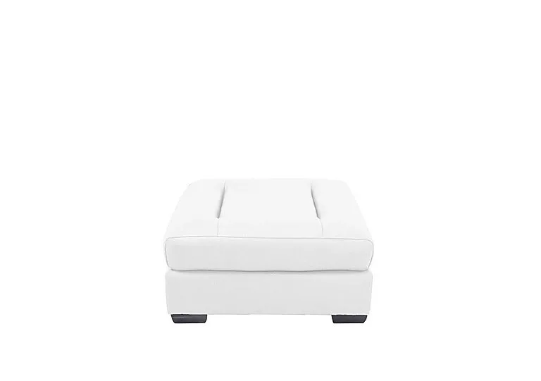 Xavier NC Leather Stool - NC Star White