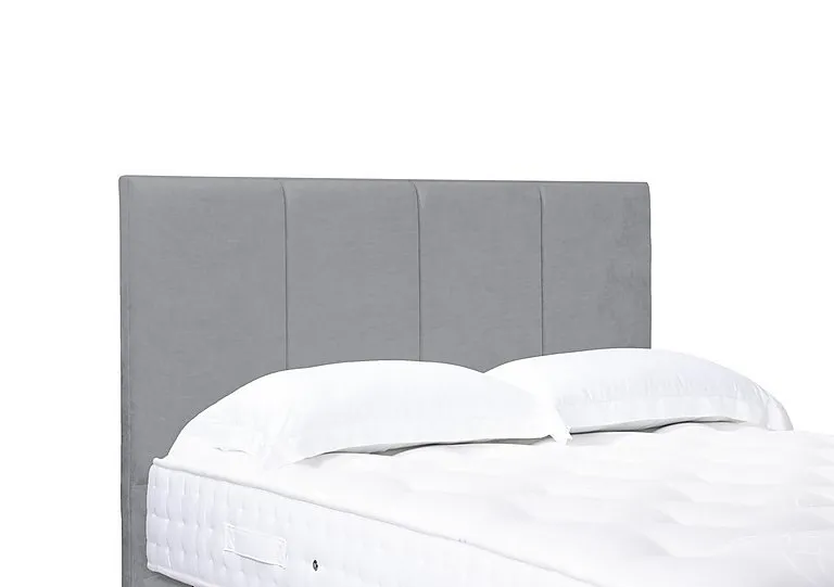 Artisan Collection Linear Standard Floor Standing Headboard - Single - Aston Silver