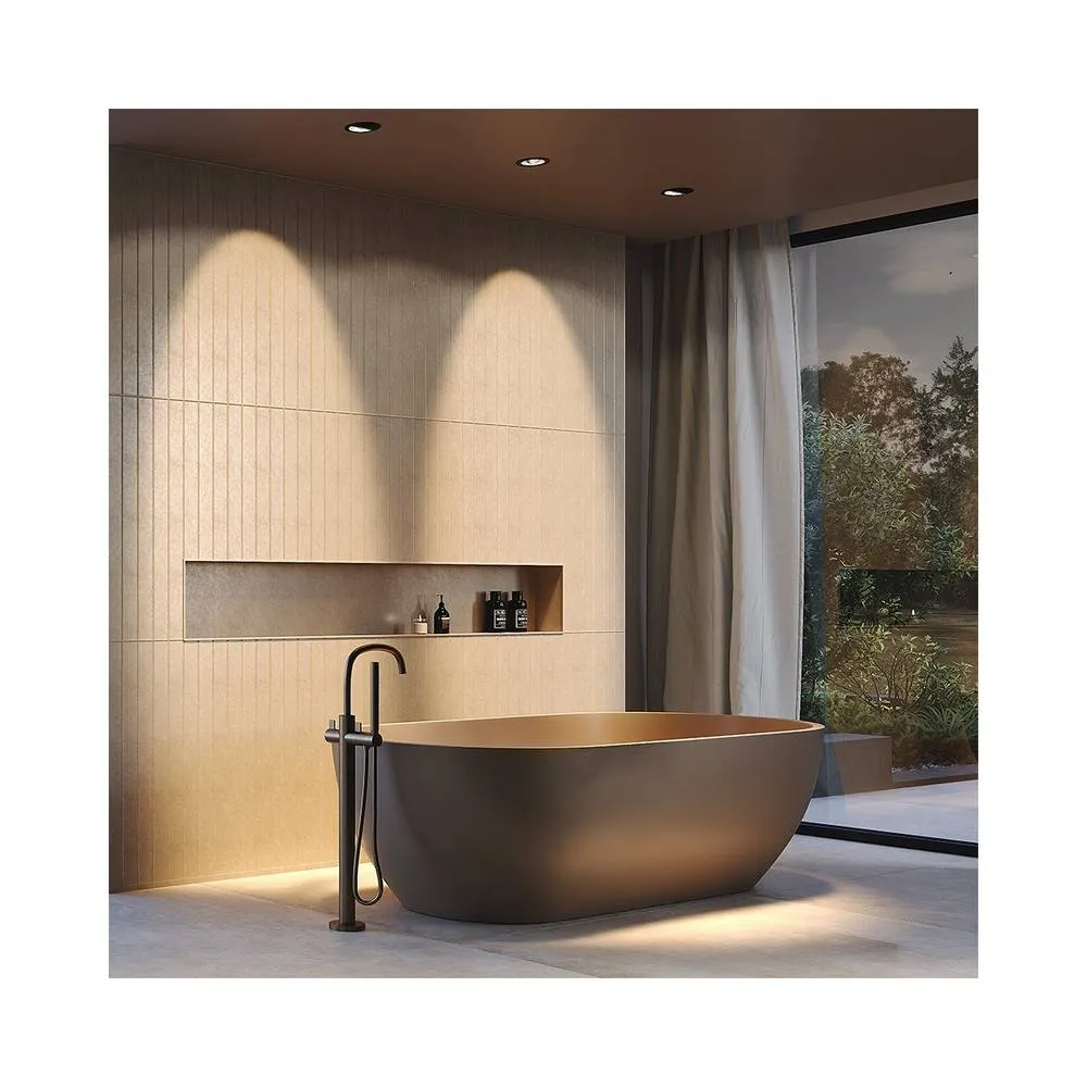Netlighting Lens LED Recessed Wall Lamp Black 3000K IP44 2