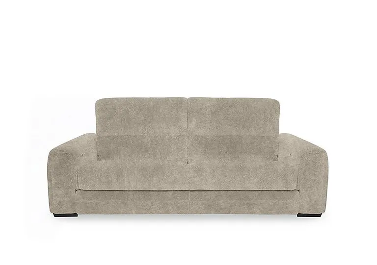 Flex Fabric 3 Seater Power Recliner Sofa with Storage Arms - Cream