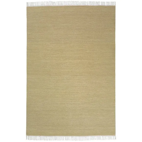Wool Flatweave Fringed Rug 5