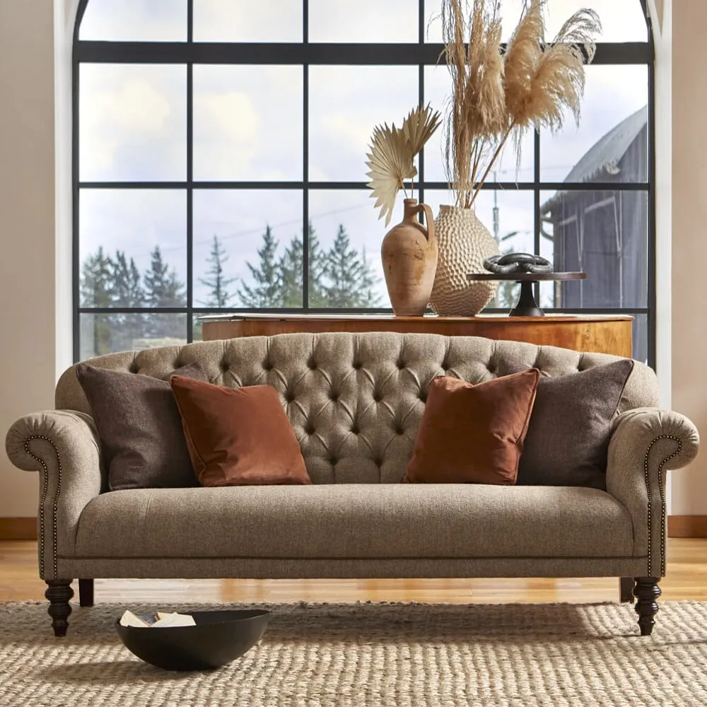 Tetrad Arbroath Grand Sofa, Brown Fabric | Barker & Stonehouse 2