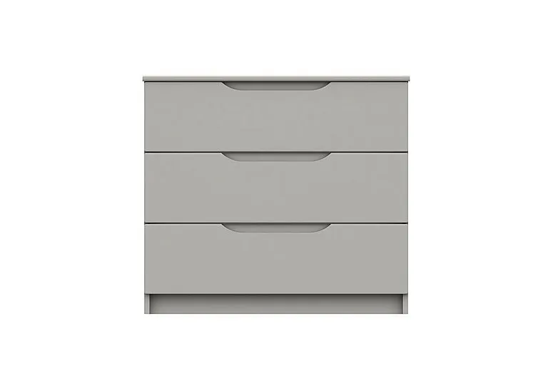 St Pancras 3 Drawer Chest - Light Grey