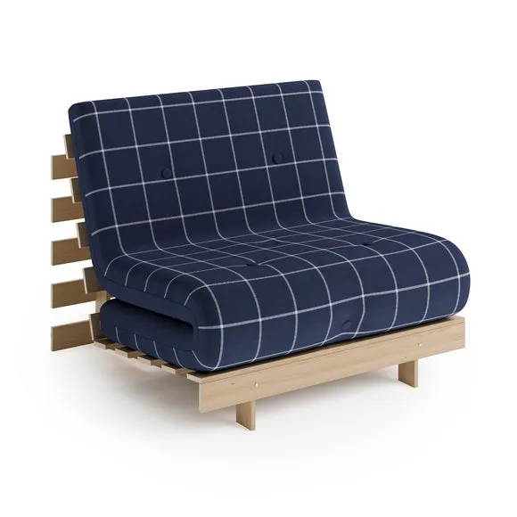 Mito Window Pane Check Single Futon 6