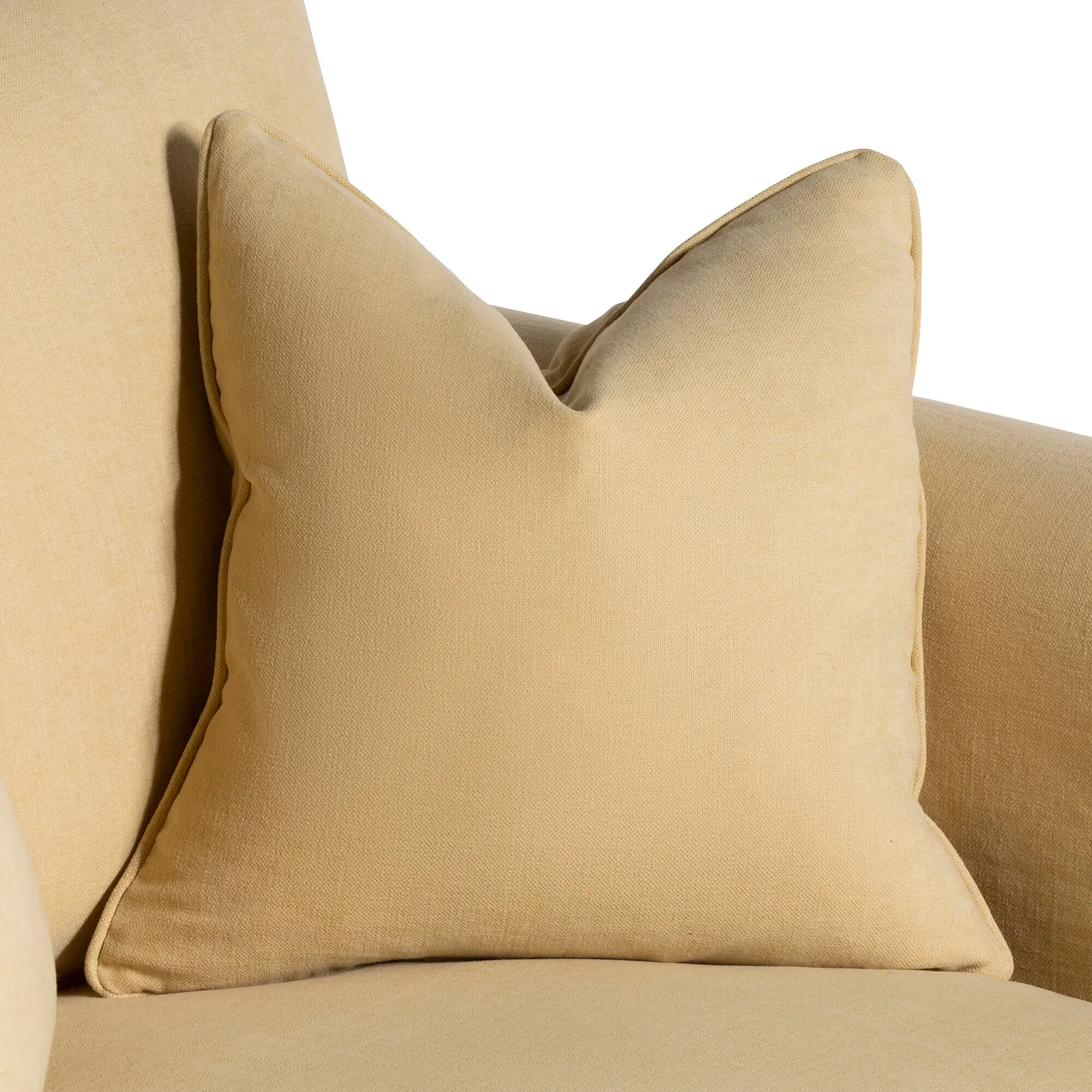 Berkeley Extra Large Sofa, Yellow Fabric | Barker & Stonehouse 5