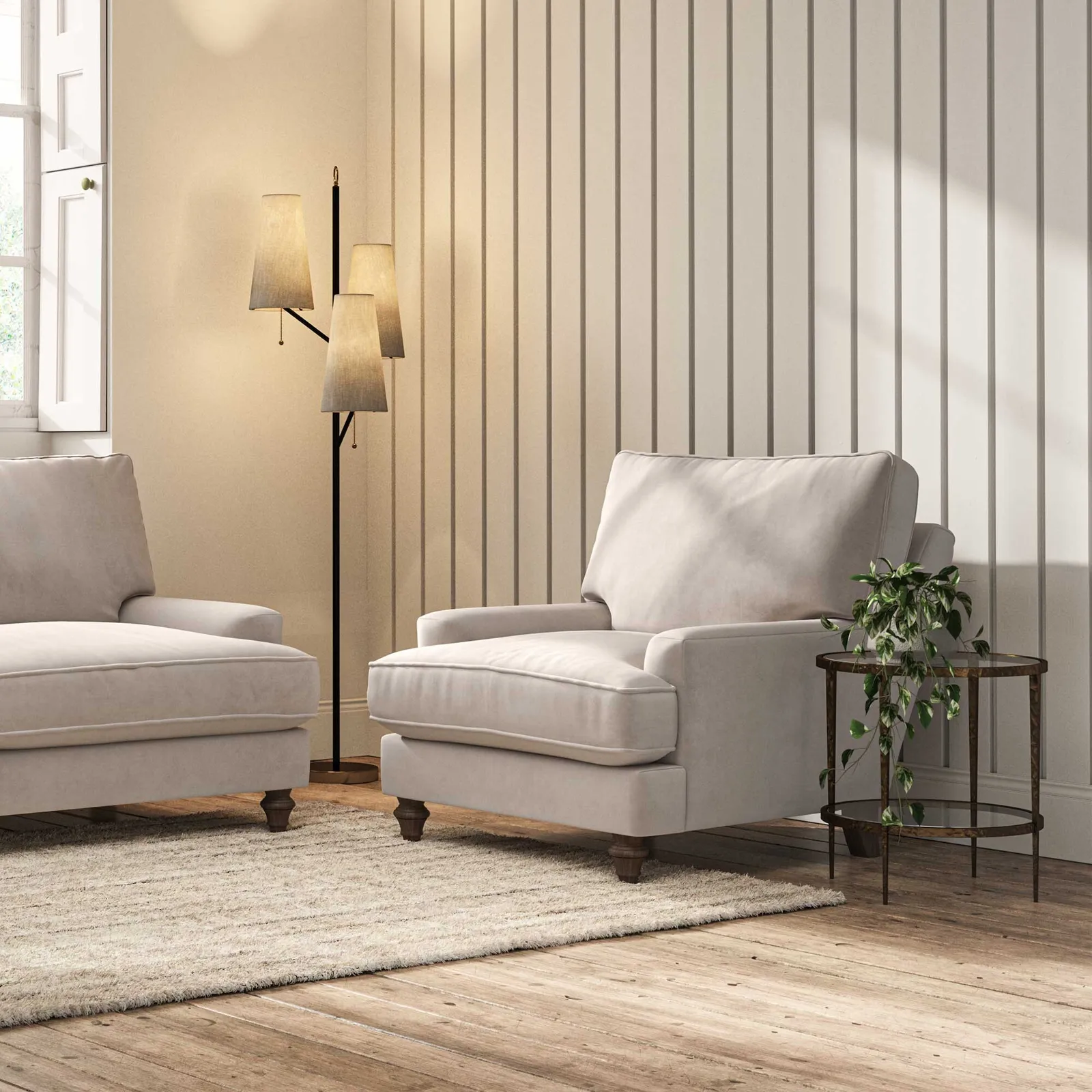 Ashcombe Armchair, Neutral | Barker & Stonehouse 2