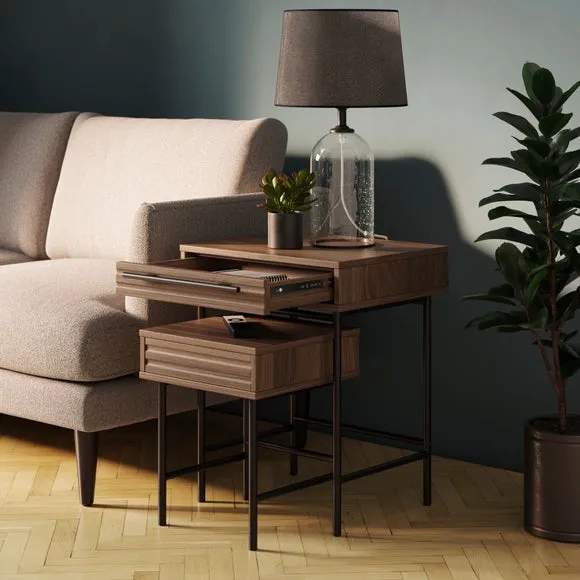 Bryant Nest of Side Tables with Drawers 3