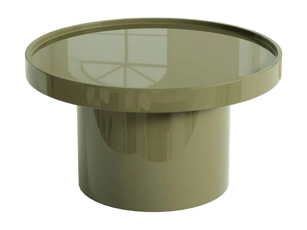 Vente-unique MDF Coffee Table - Lacquered Khaki - SYBEVA 4