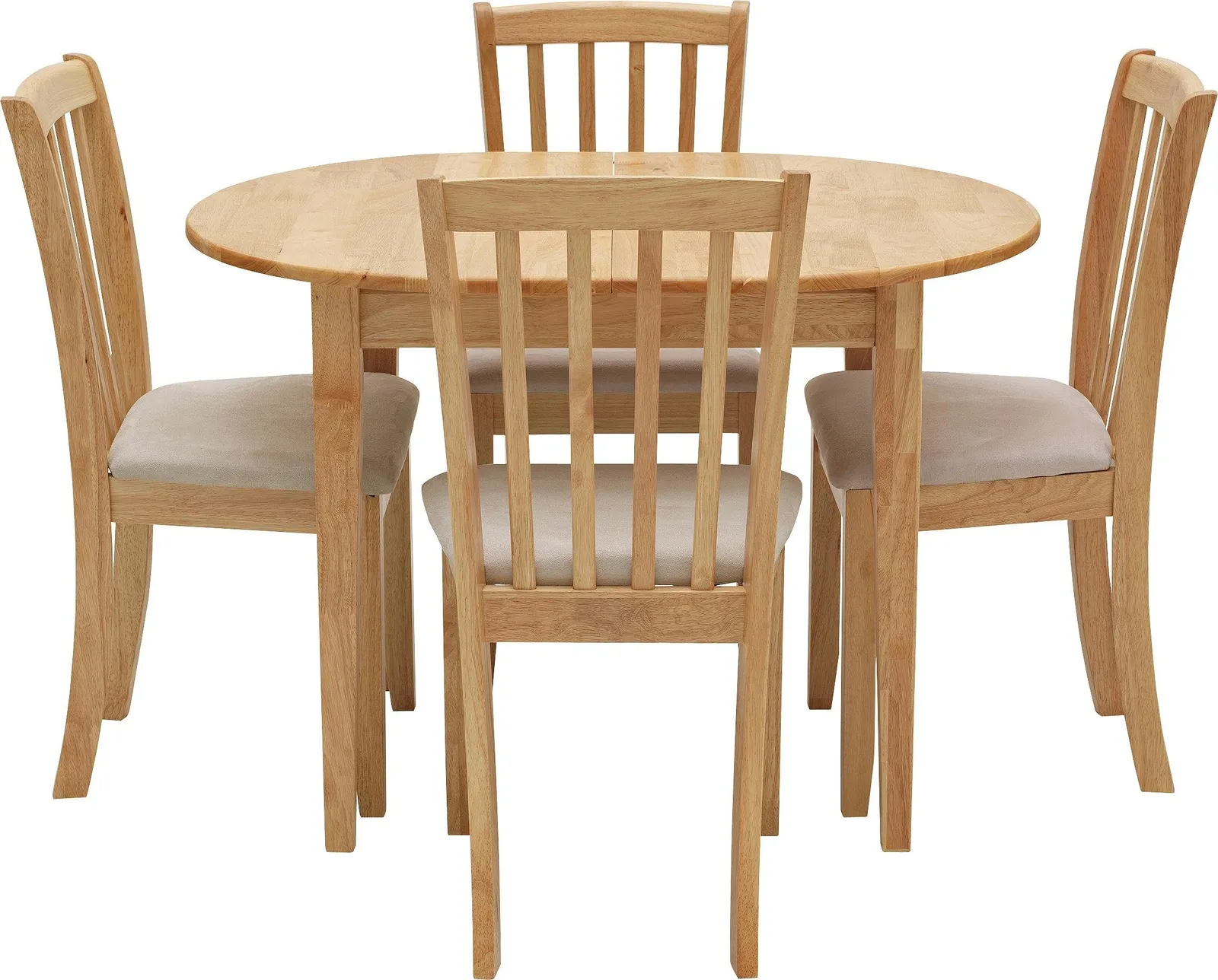 Argos Home Banbury Solid Wood Extending Table & 4 Chairs