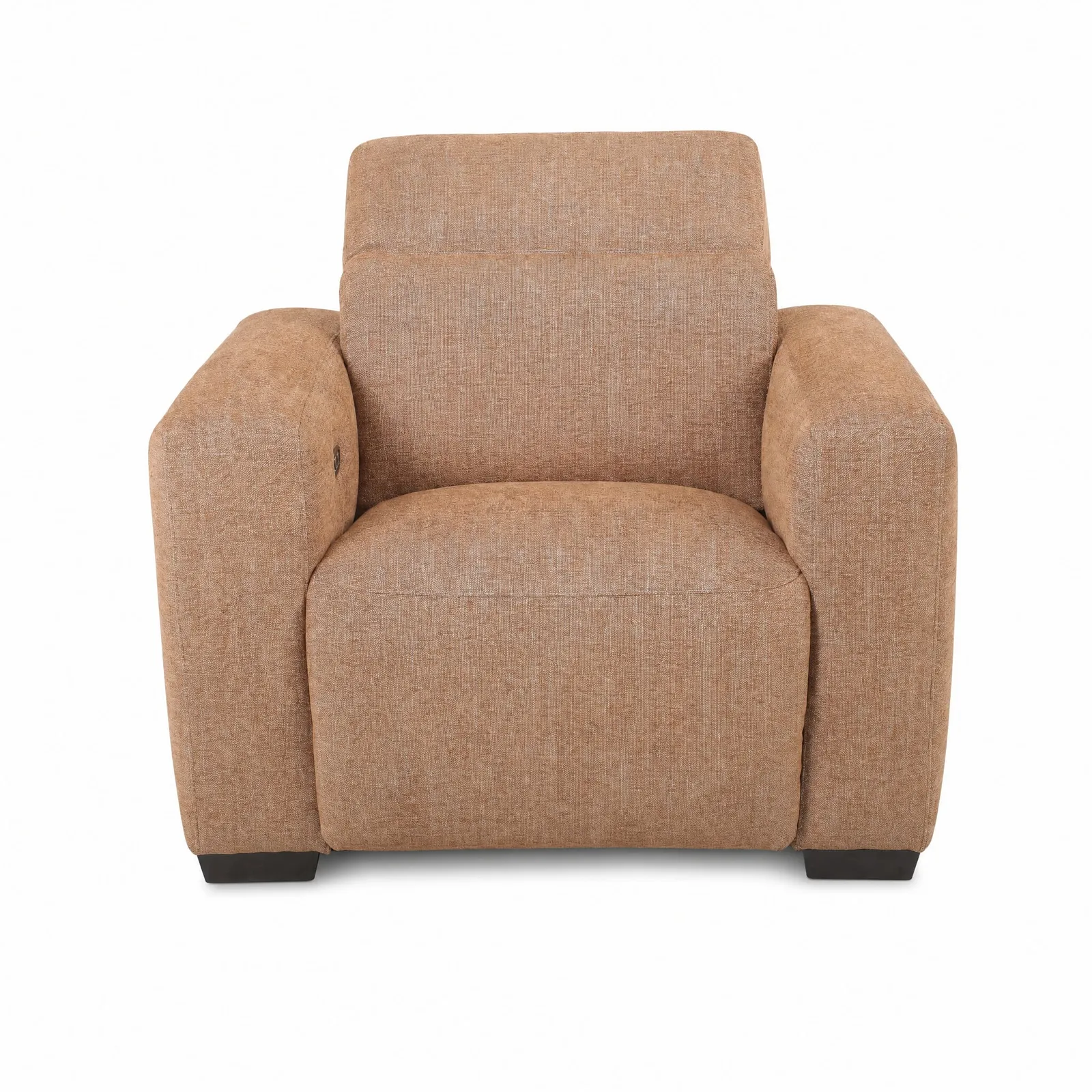 Winston Power Recliner Sofa, Orange Fabric | Barker & Stonehouse 3