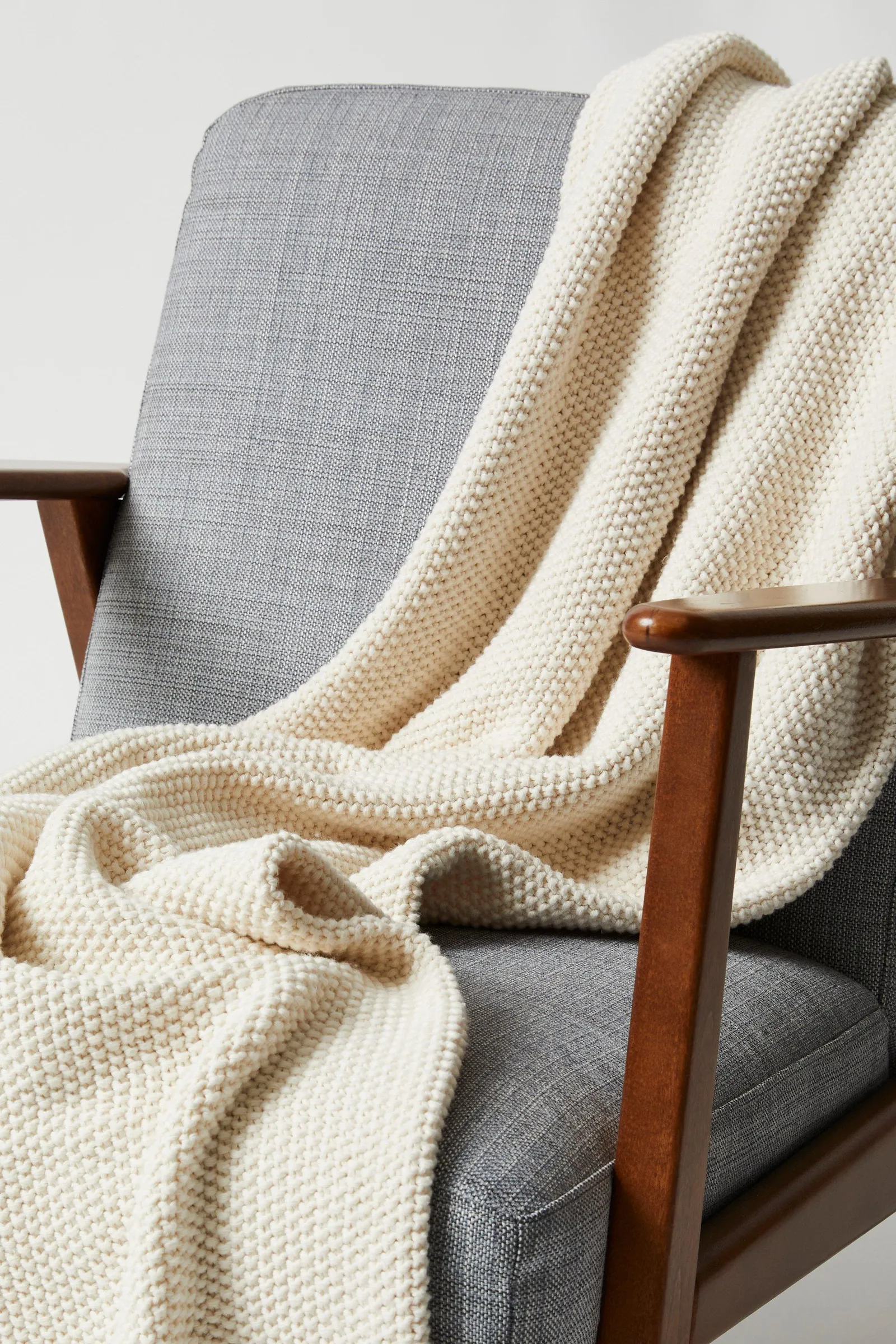 Rib Knit Throw