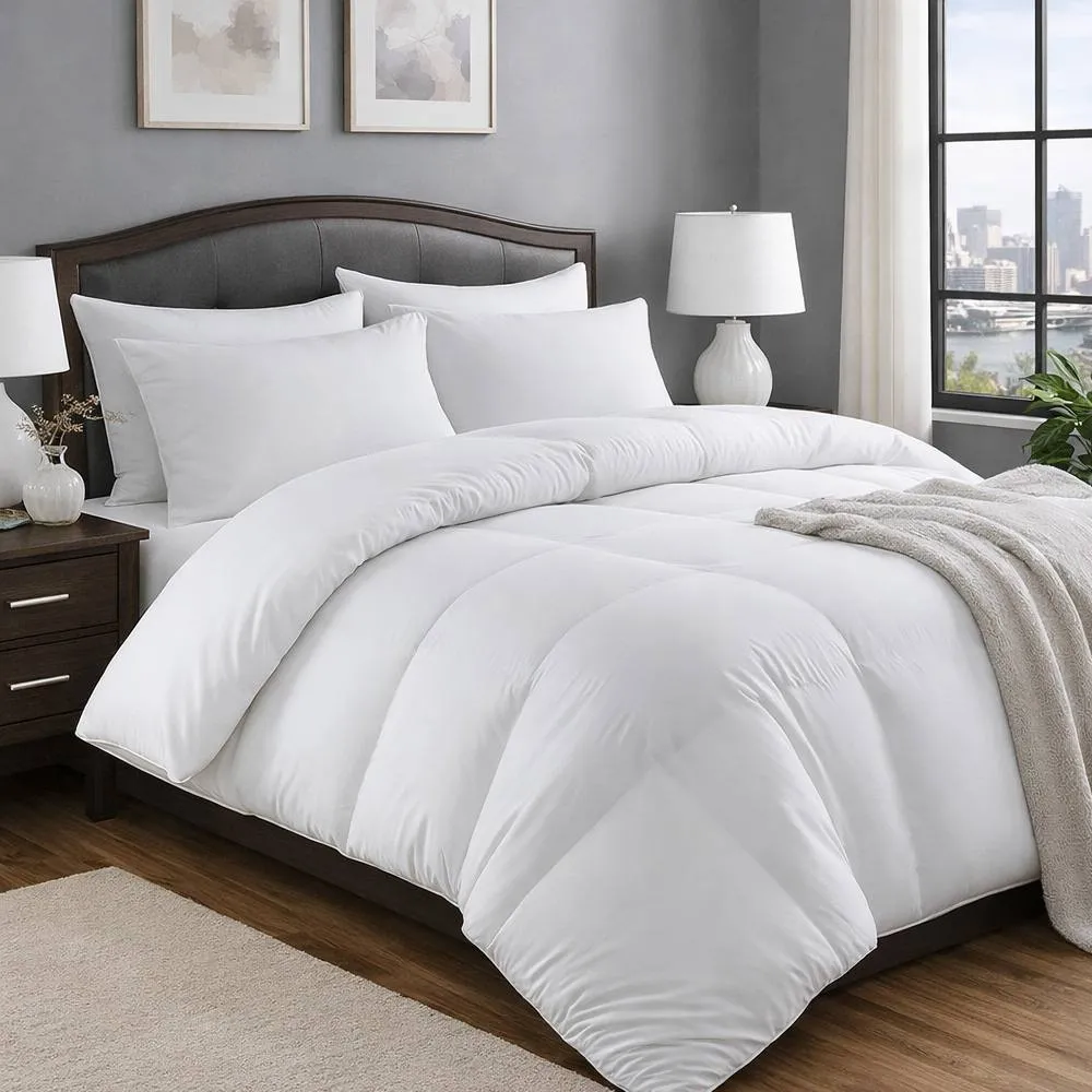 Voltico Easy Care Corovin Duvet Quilt Double Size 15 Tog in White