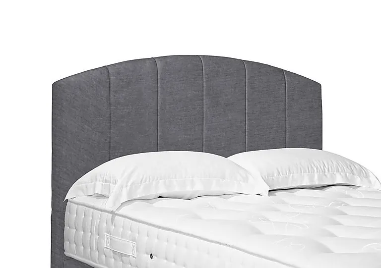 Artisan Collection Bow Standard Floor Standing Headboard - Single - Aston Steel
