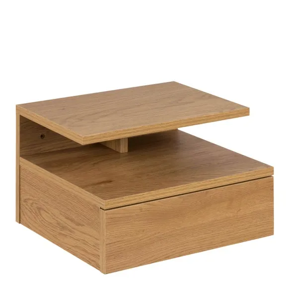 Furniture To Go Ashlan 1 Drawer Wall Mounted Bedside Table 2