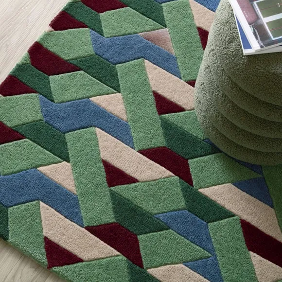 Connect Geometric Wool Rug 5