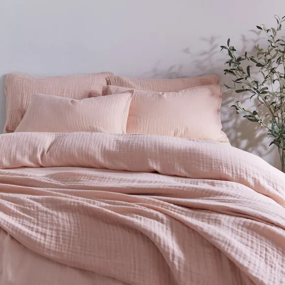 Cotton Muslin Duvet Cover and Pillowcase Set 2
