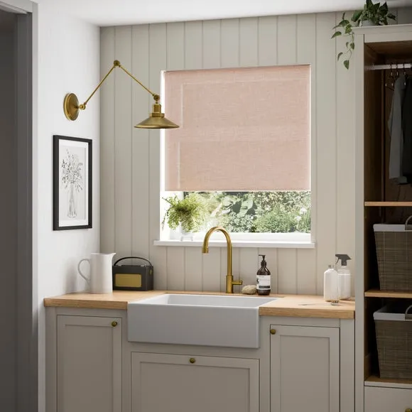 Wexford Linen Look Moisture Resistant Daylight Roller Blind 5