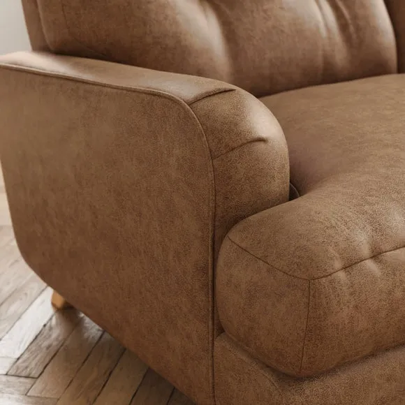 Martha 2 Seater Arizona Faux Leather Sofa 6