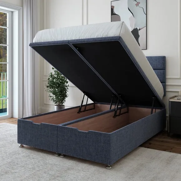 Woven Fabric End of Bed Ottoman Base 3
