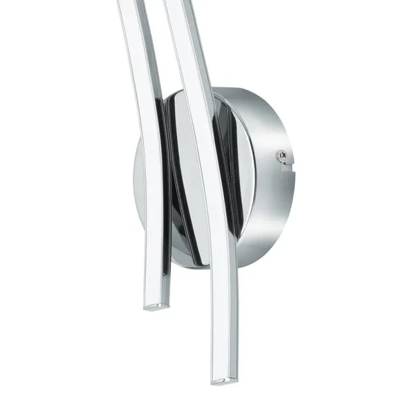 EGLO Valmora 2 Light Curved LED Wall Light 2