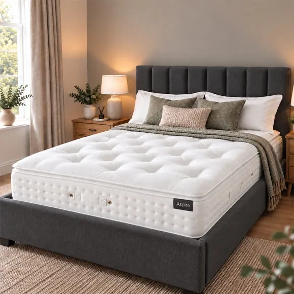 Aspire Cashmere 1000 Pocket Sprung Pillowtop Mattress 2