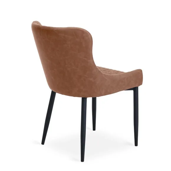 Set of 2 Montreal Dining Chairs, Faux Leather 5