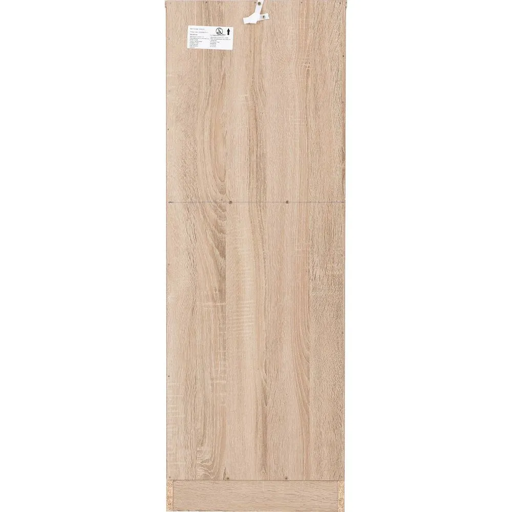 Seconique Malvern 5 Drawer Narrow Chest - Sonoma Oak in Light Oak 5