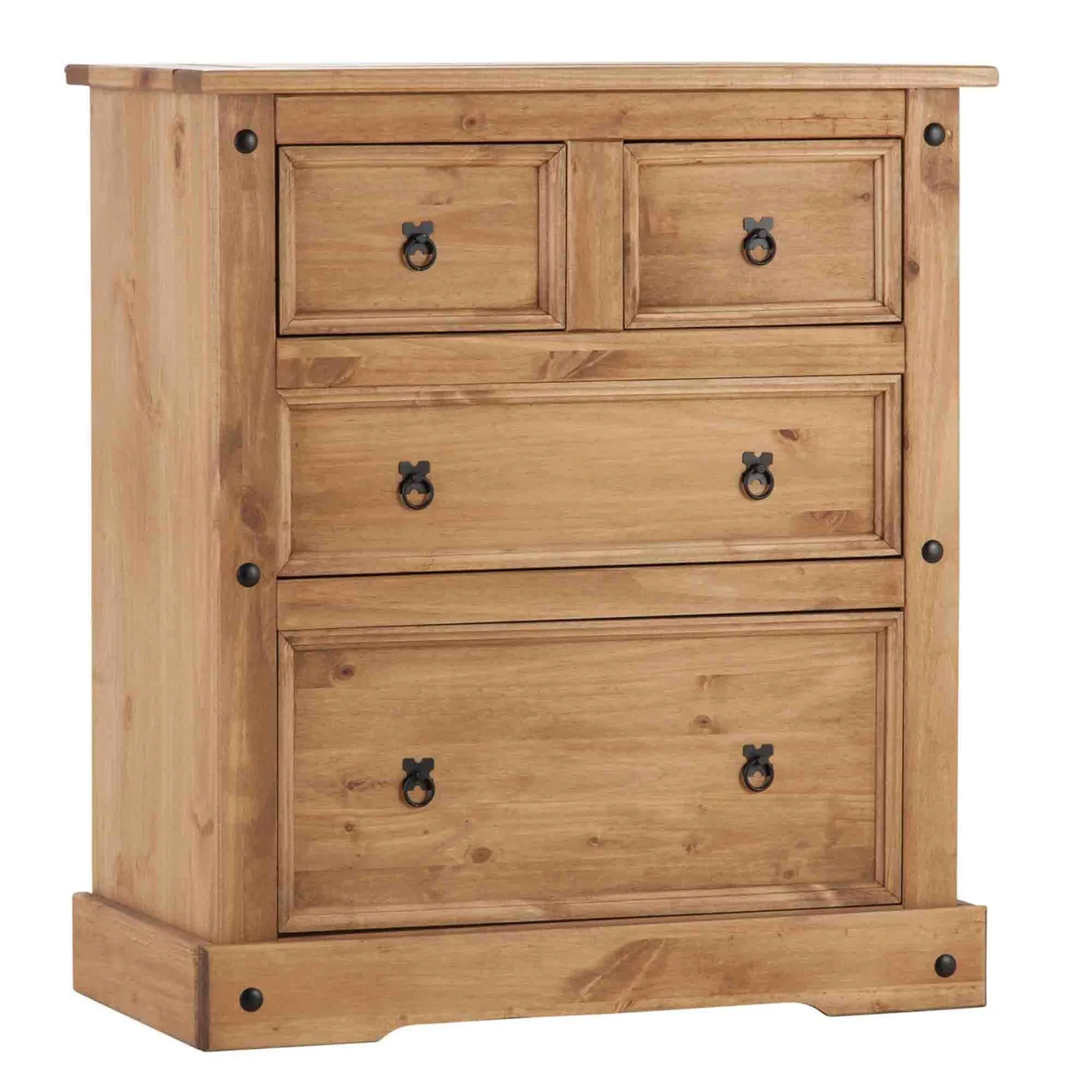 Corona 4 Drawer Chest, Pine