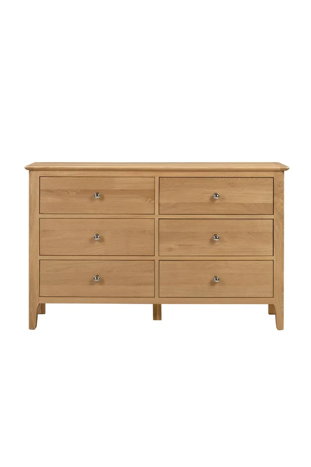 Julian Bowen Cotswold 6 Drawer Wide Chest in Light Oak 5